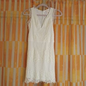 NWT White Lace Dress by L'Atiste
